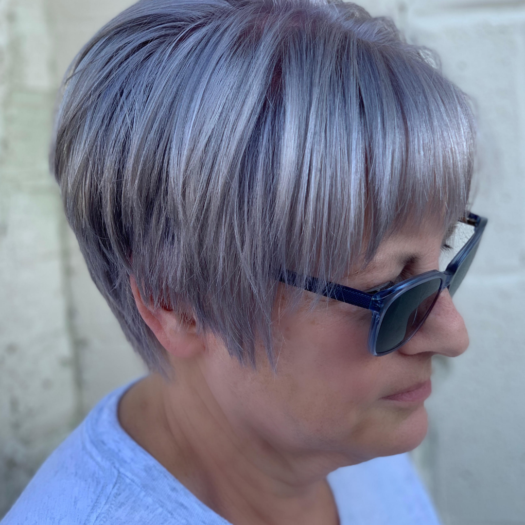 grey hair styles